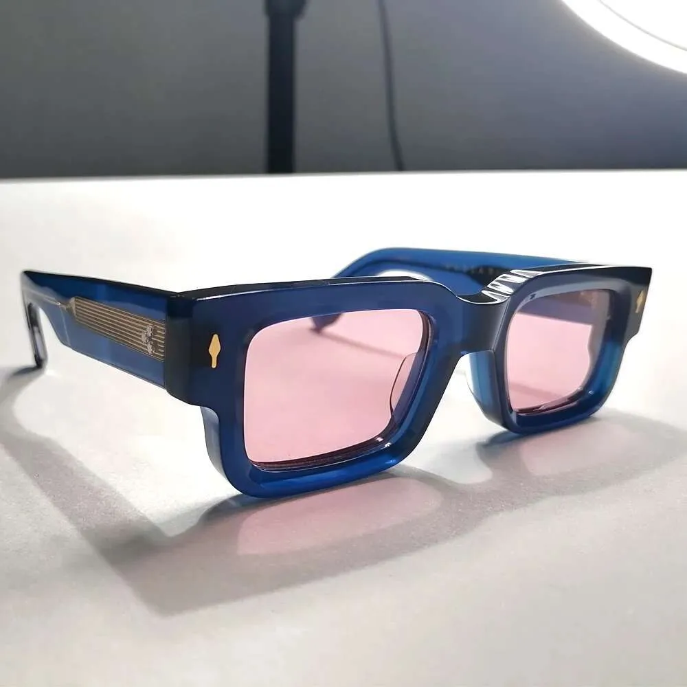 Stylish Blue Square Sunglasses Baby Blue Rectangular Square Frame Sunglasses | Accessories  main image 3