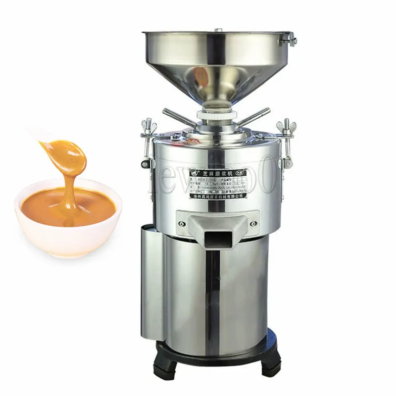 Vertical Grinder Machine Peanut Butter, Sesame, Almond Sauce Maker Nut ...