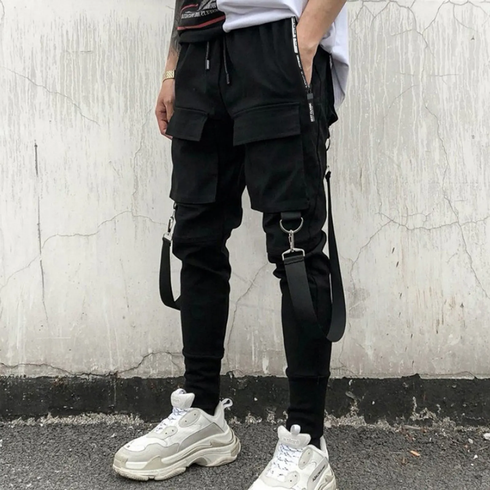 Mens Cargo Pants with Zipper Pockets - Premium Quality