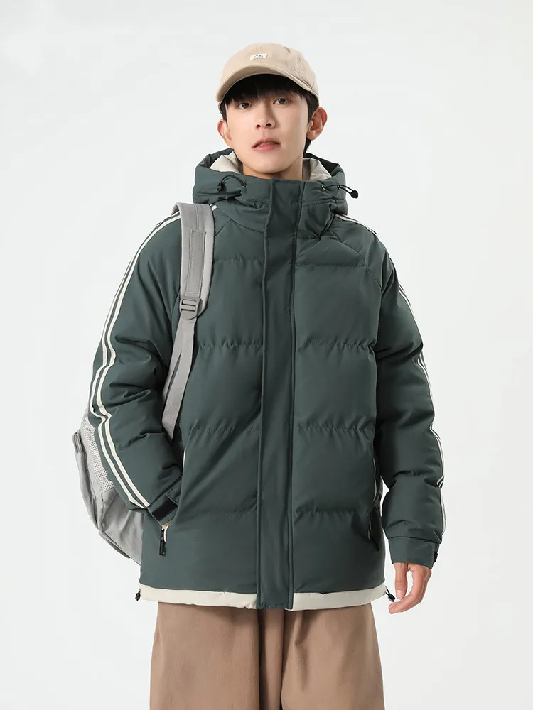 Cotton Down Coat For Men Warm Jacket 8XL 7XL 6XL Style Parkas