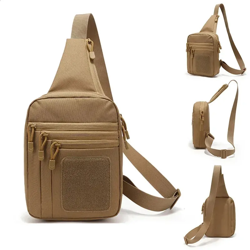 Sac à Bandoulière Tactique Militaire - Cache Pistolet Dissimulé EDC Camping Chasse Outdoor