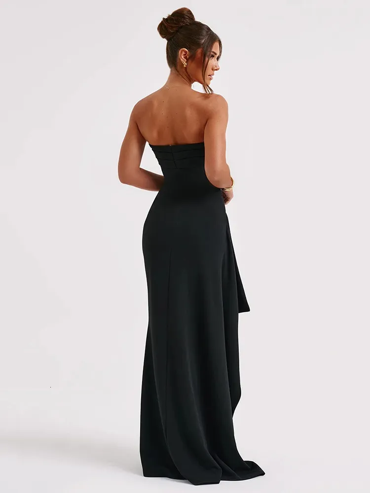 Elegant Backless Maxi Dress: Strapless Formal Maxi... From Earthcn, $32.21  | DHgate.Com