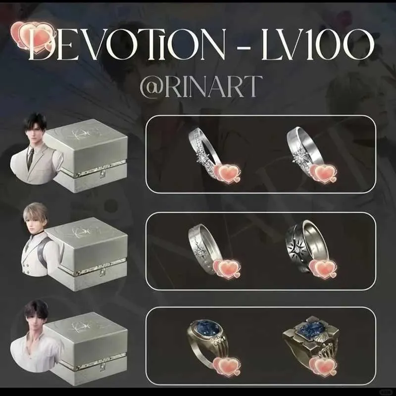 アクセサリーセット Rafayel Xavier Zayne Adjustable Wedding Ring with Onyx and Horn