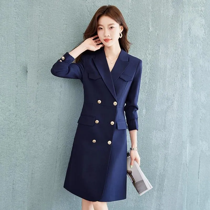 green emerald velvet dress Women's Blazer Dress Long Sleeve Bodycon Wrap Dresses Elegant Button Down  Business Formal Work Office Dress Black at Amazon Women's Clothing store main image 1