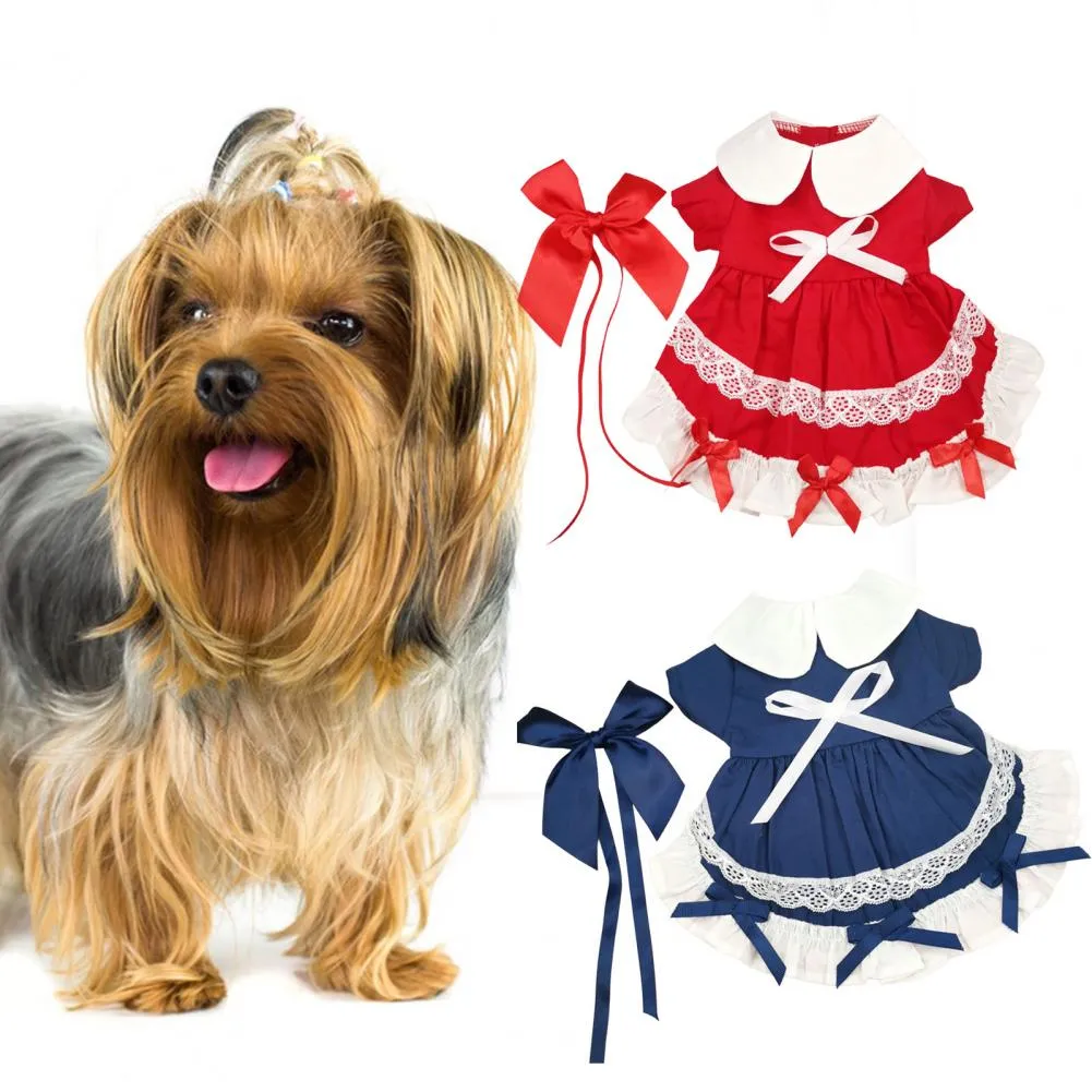 Elegant Fancy Dog Dress: Premium Lace Pet Dress with Bowknot - Shop Now!  from Dhgate Cat Shirts & Dresses - price 55.26