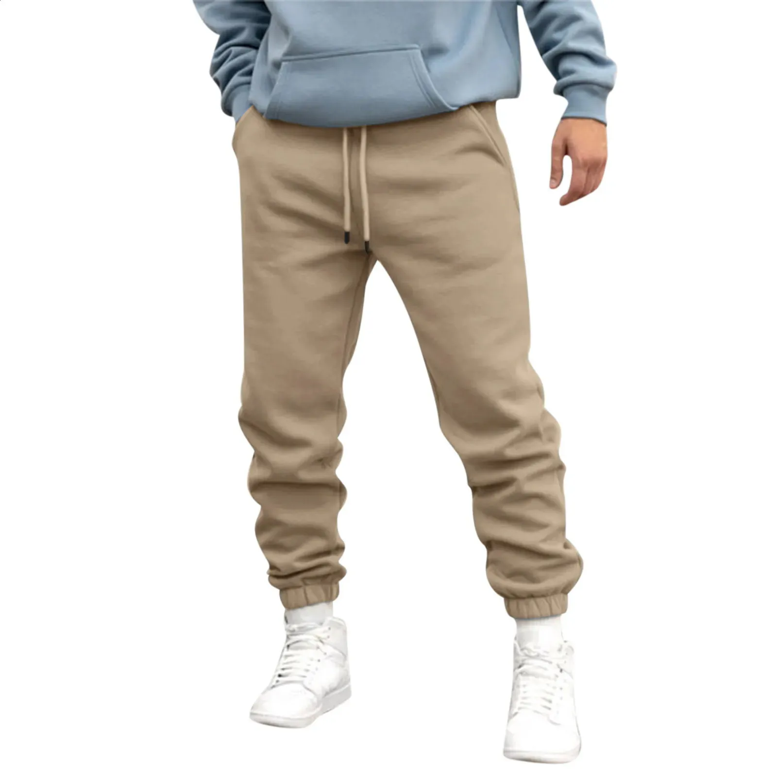 Y2K Solid Color men's sweatpants for Men - White
