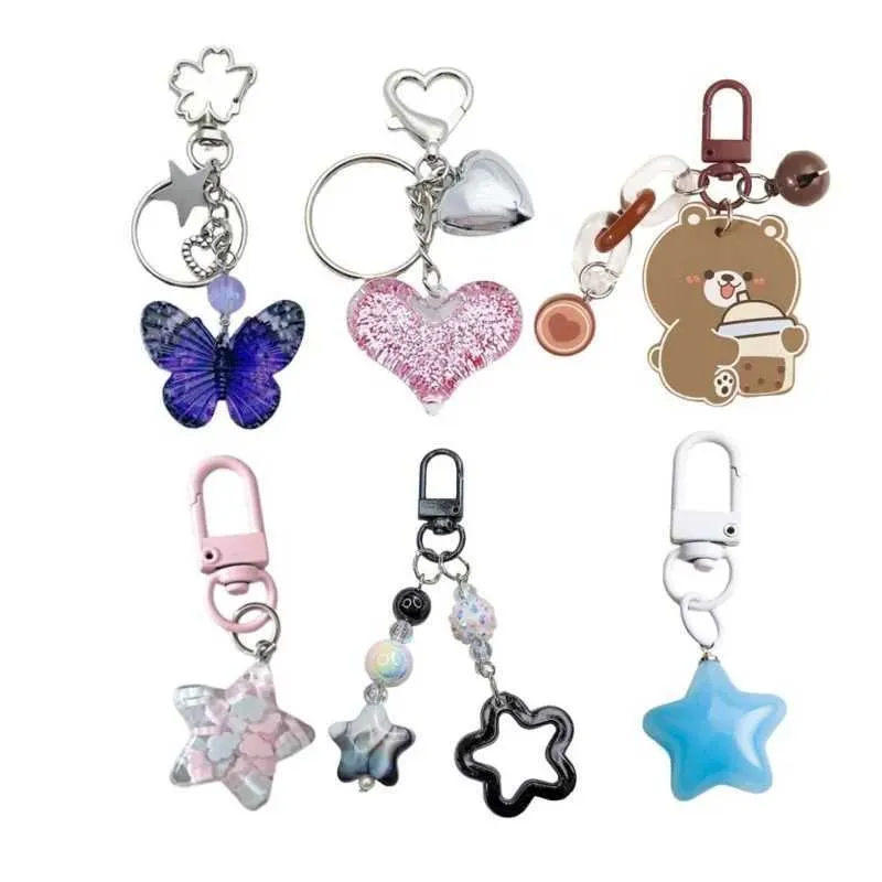 Acrylic Mini Backrest Chair Keychain – Cute Folding Chair Charm For Keys & Backpacks - View #6