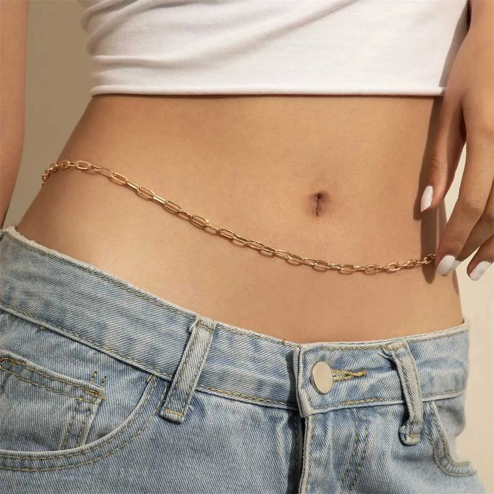 Versatile HipHop Dainty Belly Chain For Women Gold And Silver Metal Body Jewelry For Beach Bikini And Holiday Perfect Gift X240911 From Happy dust1 16.88 DHgate.Com