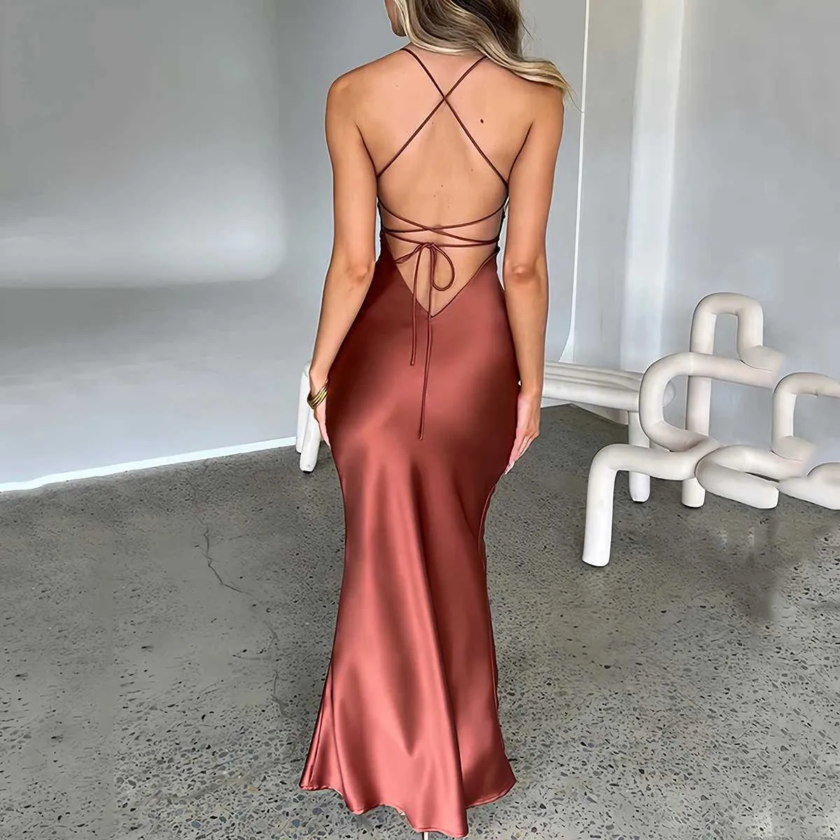 backless feather dress Black Strappy Backless Mini Sweeney Dress – SABO