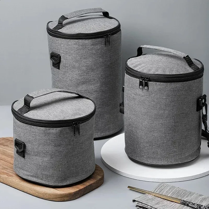 Portable Round Insulated Insulated Lunch Pail With Aluminum Foil And Bento Design Ideal For Rice And More Factory Made 240909 From Totelove 15.81 DHgate.Com