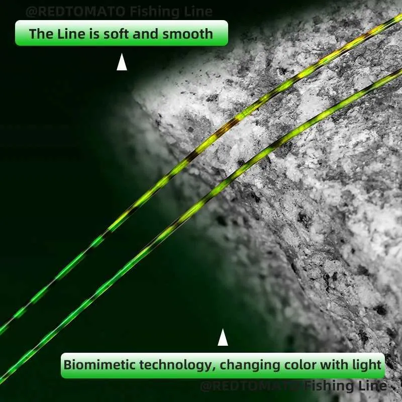 3000m/1000m Invisible Fishing Line, 3D Spotted Bionic Fluorocarbon ...