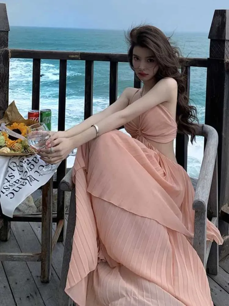Boho Beach Dress Women Floor-Length Chiffon Pullover Short Sleeve A-Line  Sundress from Dhgate Basic & Casual Dresses - price 26.47