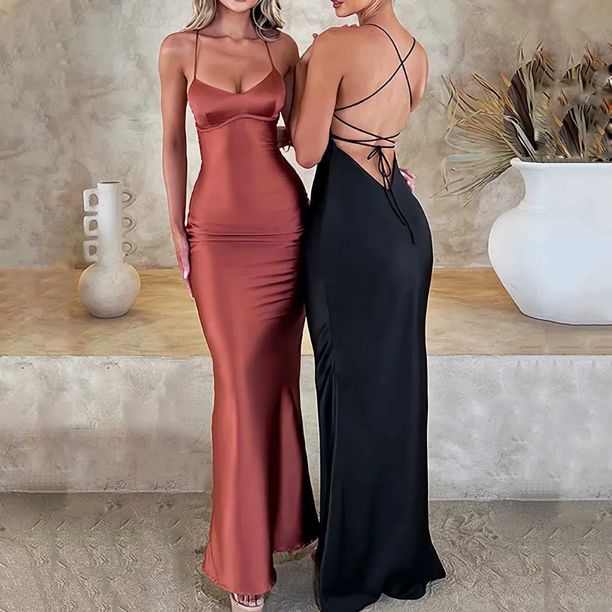 Save Big on Bulk Long Sexy Club Dresses Long Dress Women Satin Suspender Dress Backless Strappy Waist Evening Club Party Dress X240912 | Best Deals on ... Save Big on Bulk Long Sexy Club Dresses Long Dress Women Satin Suspender Dress Backless Strappy Waist Evening Club Party Dress X240912 | Best Deals on ...