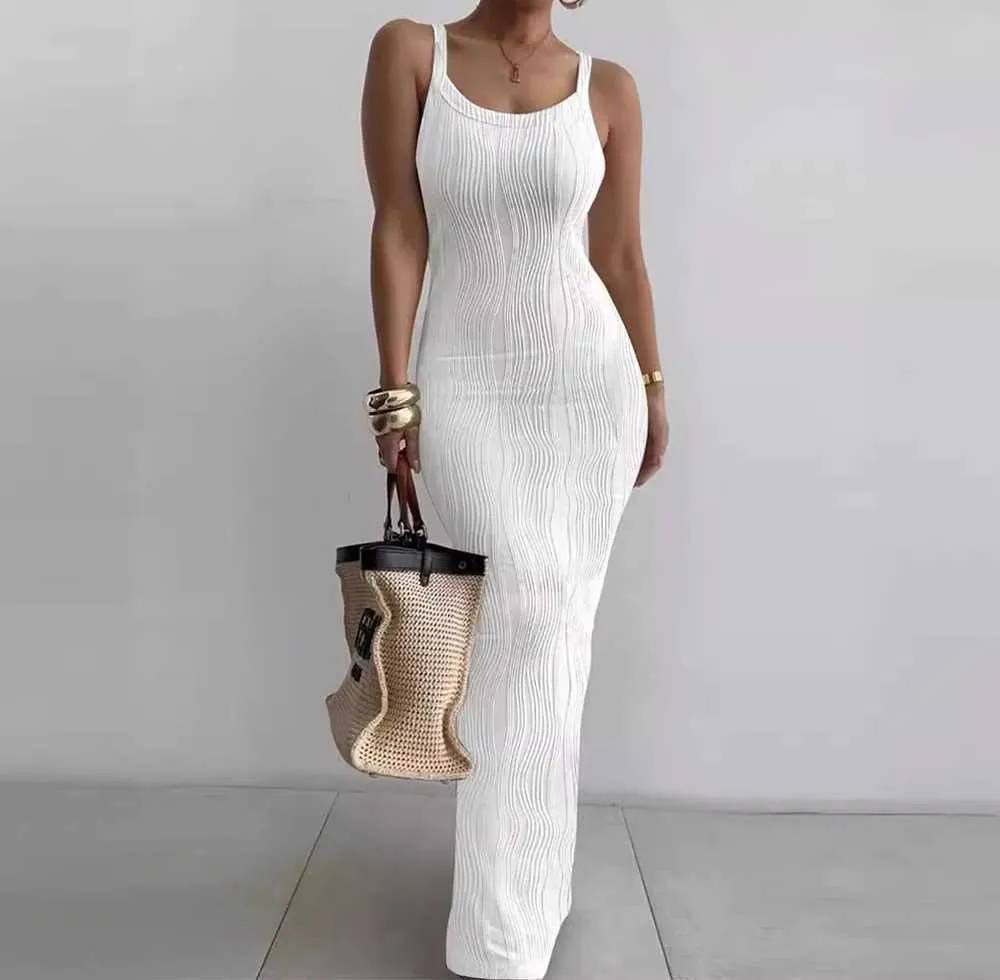 long tight fitted white dress Hot Summer Maxi Dress- Black – Achic Boutique