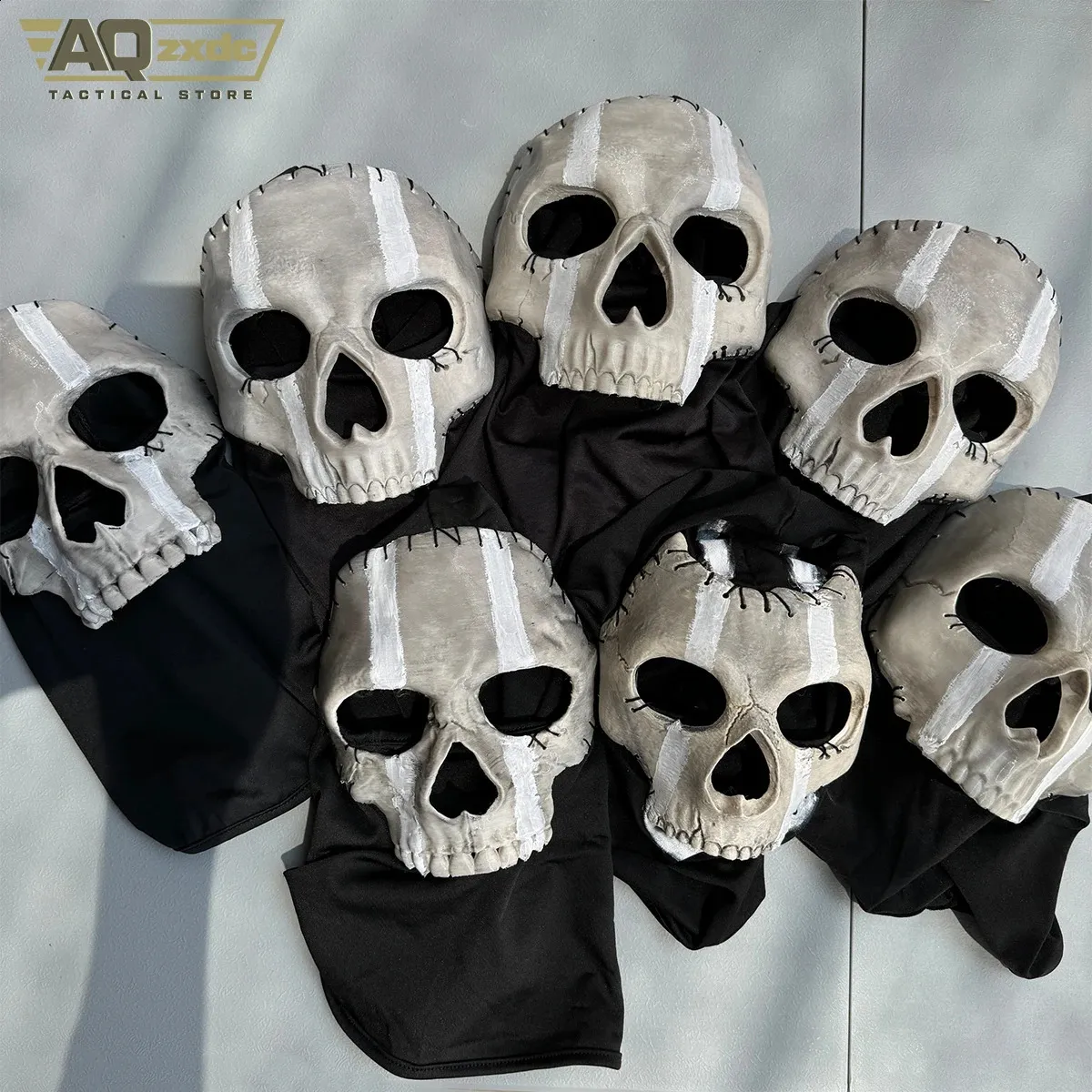C Cod Ghost V2 Operador MW2 Airsoft COD Cosplay Tactical Skull 