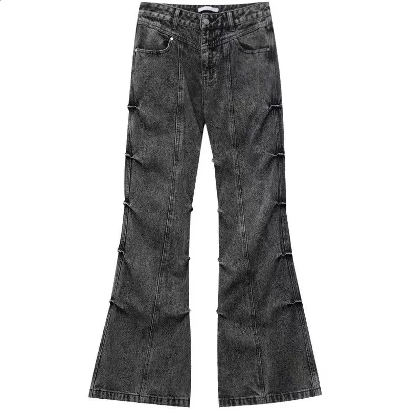 1970's LEVIS Wide Leg Flared Jeans, Cropped Kick Flare Wide