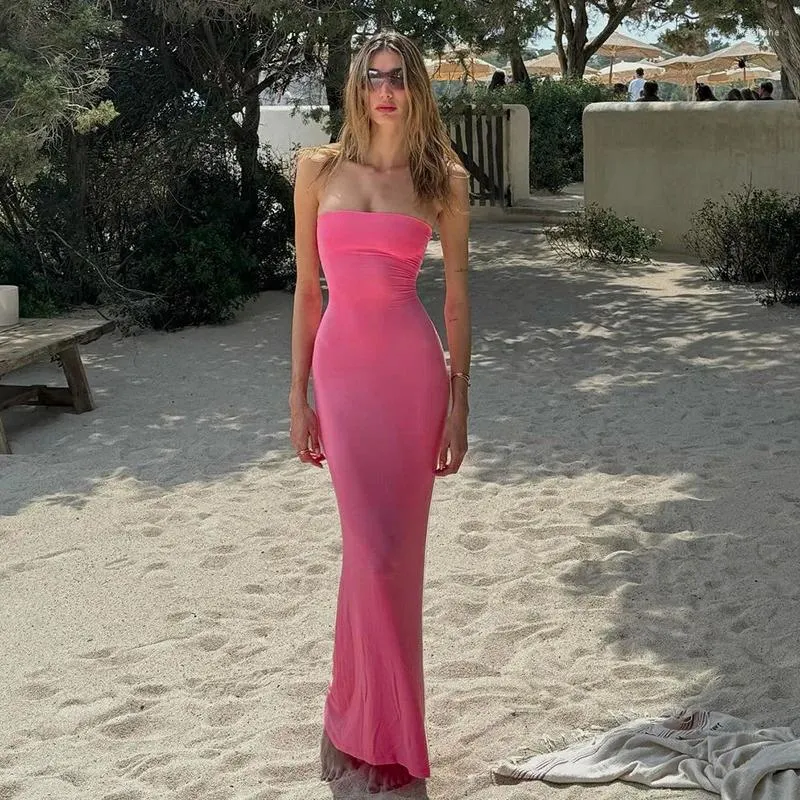 Backless fitted dress online