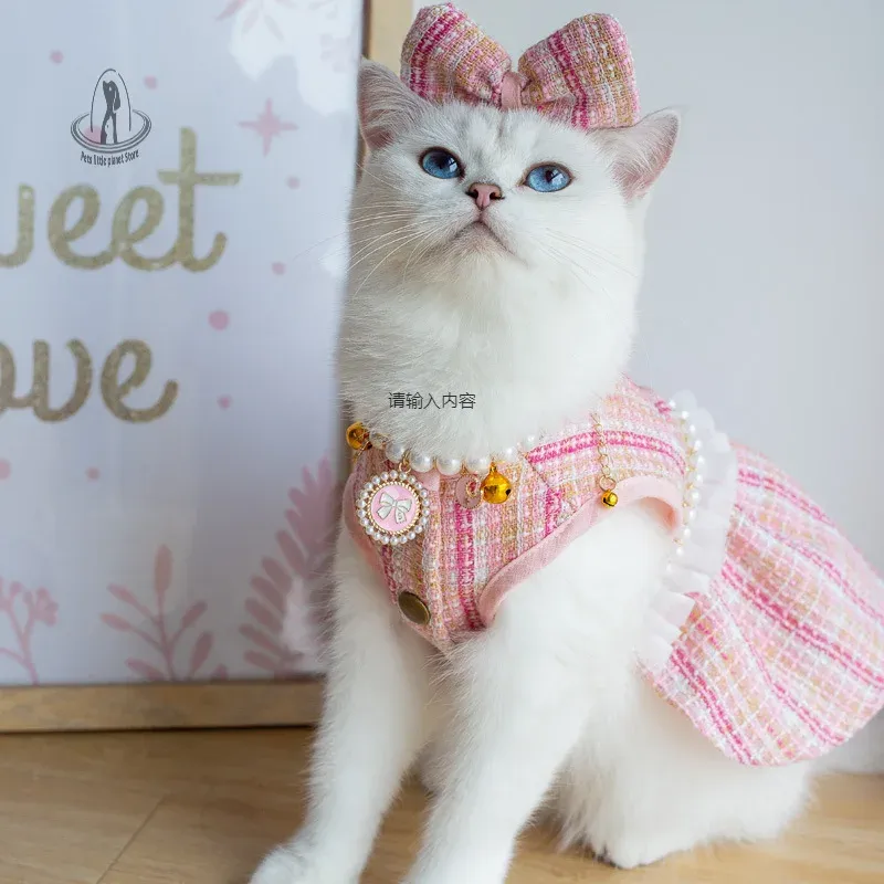 princess polly baby blue dress Dog and Cat Dress Small Pet Skirt Nylon Terylene Autumn Winter Wear from  Dhgate Cat Shirts & Dresses