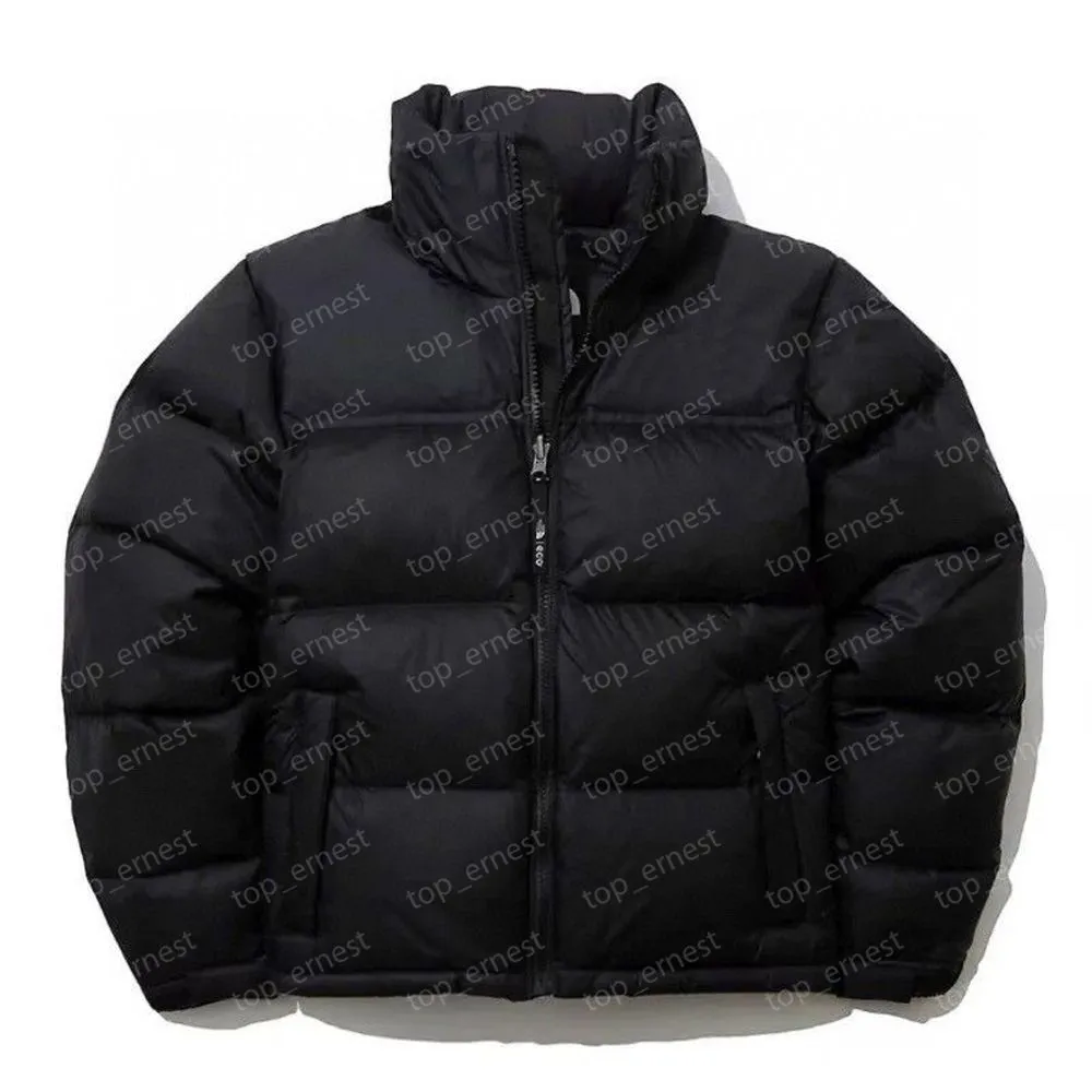 Designer Down Filled Winter Black Puffer Coat Mens For Women