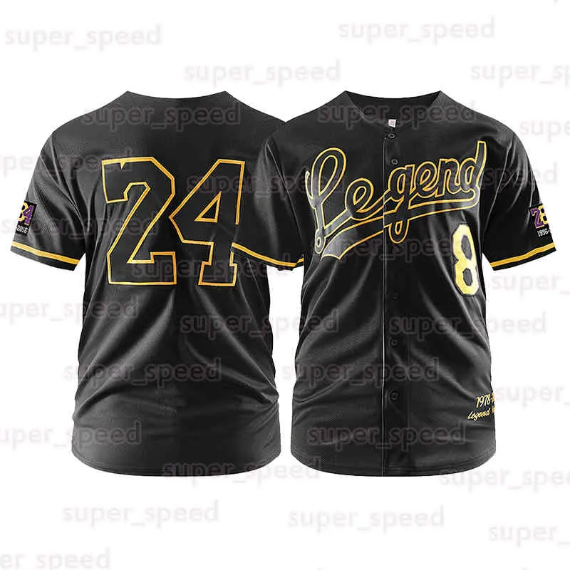 Jackie Robinson Jersey Youth Youth Hip Hop Baseball Jersey Black