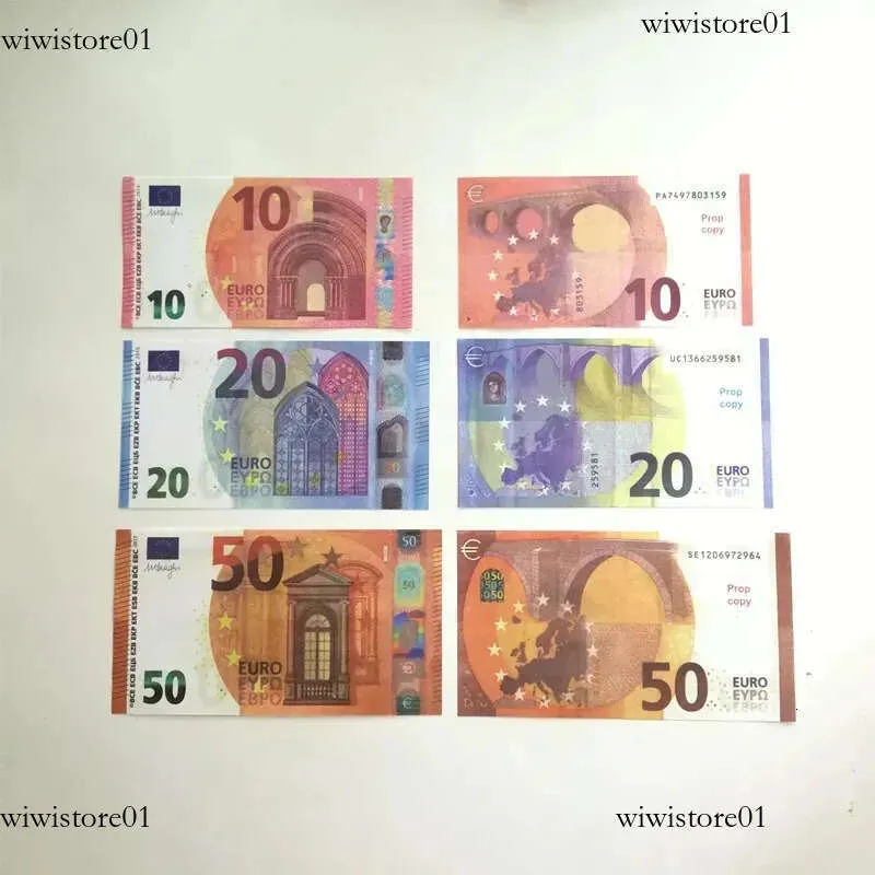 70 Faux Billets Euros - Kit Billets Factices 10/20/50/100/200/500€ - Pour Jeux éducatifs, Magasin, Maths Enfants