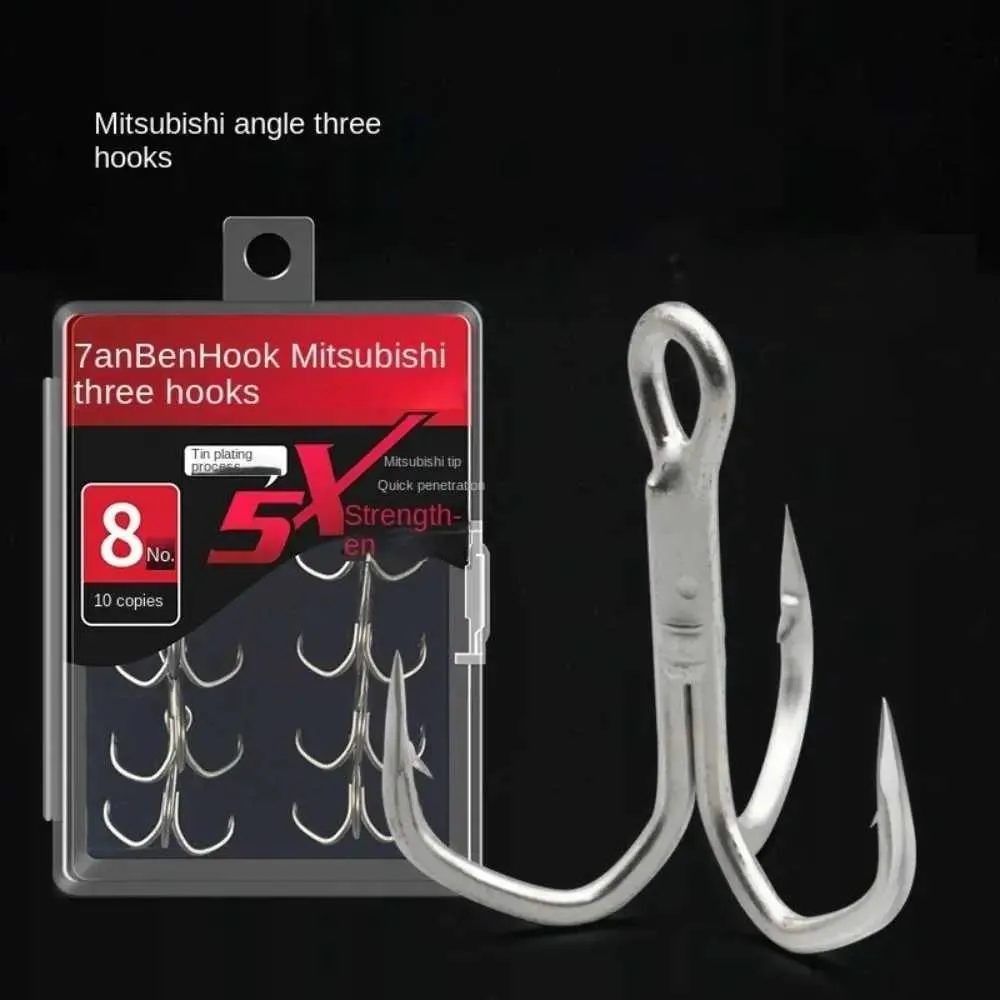 Reinforced Triple Fishing Hooks High Carbon Steel Matte Tin Saltwater Use  from Dhgate Fishing Hooks - price 12.45
