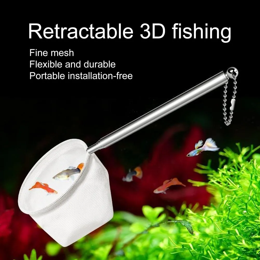 Fishing Net Telescopic Handle Adjustable Length Fishing Net Telescopic Long Handle Fishing Net for Aquarium Fish Tank Durable Fishing Net Telescopic Handle Adjustable Length Fishing Net Telescopic Long Handle Fishing Net for Aquarium Fish Tank Durable
