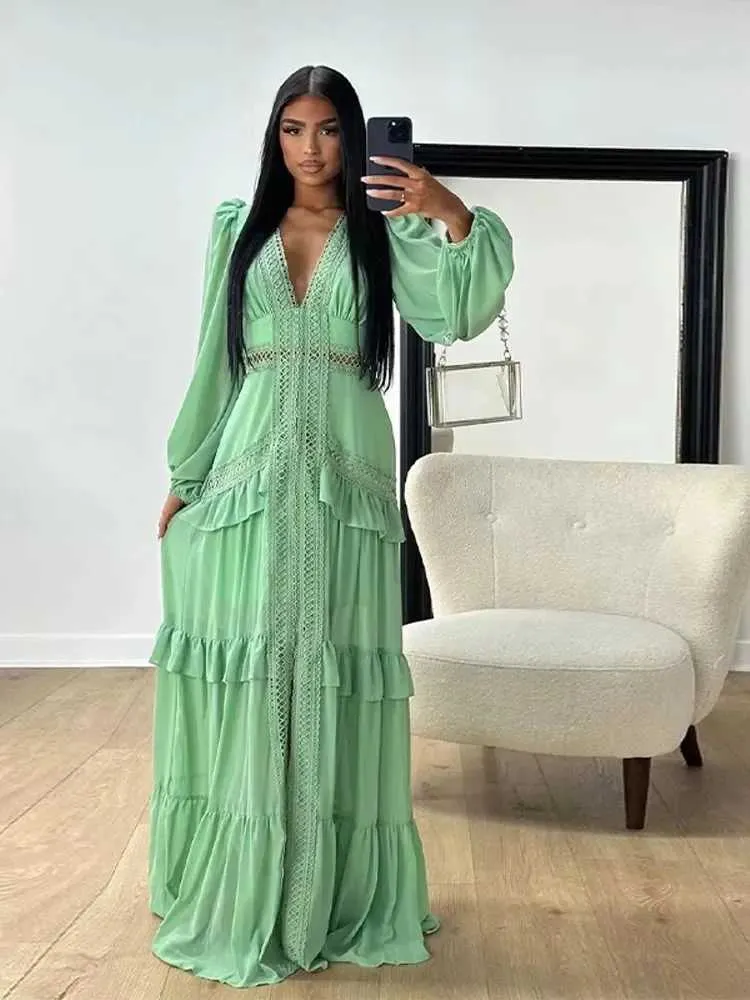chinese dress ladies Behati Tiered Layer Midi Dress Blue main image 1