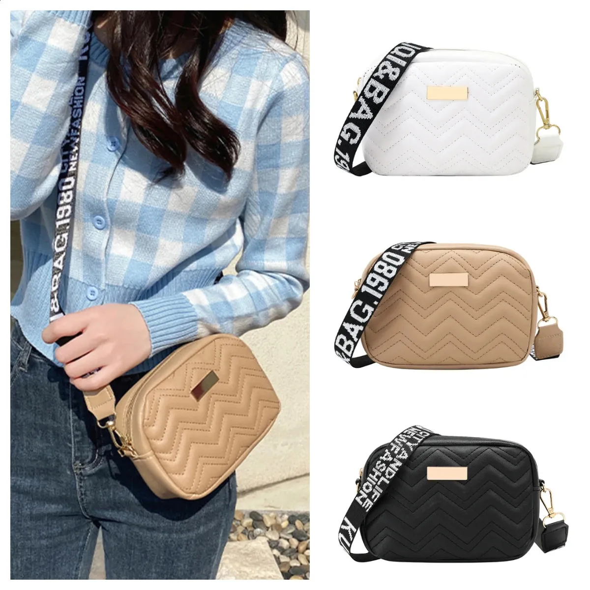 【POIE】layered string bag クロスバック シルバー POIE】layered string bag クロスバック シルバー