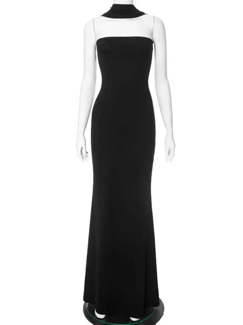 Black Chiffon Halter Neck Floor-Length Maxi Dress for Women Pullover Closure Spring from Dhgate Basic & Casual Dresses - price 21.52 Black Chiffon Halter Neck Floor-Length Maxi Dress for Women Pullover Closure Spring from Dhgate Basic & Casual Dresses - price 21.52