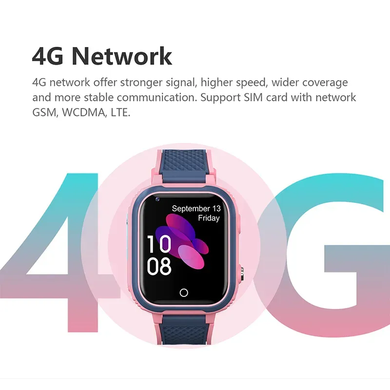LT21 4G Smart Watch Kids GPS WIFI Video Call SOS IP67... From Godspeed ...