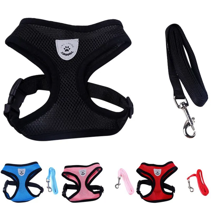 Photo inspiration: Fresh Look at Air Mesh Dog Harness And Leash Set Nylon Reflective Adjustable