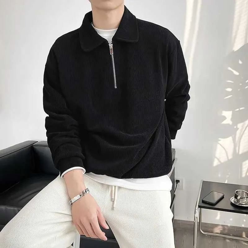 DHgate.com:Mens Japanese Style Half Zip Polo Sweater - Stand DHgate.com:Mens Japanese Style Half Zip Polo Sweater - Stand