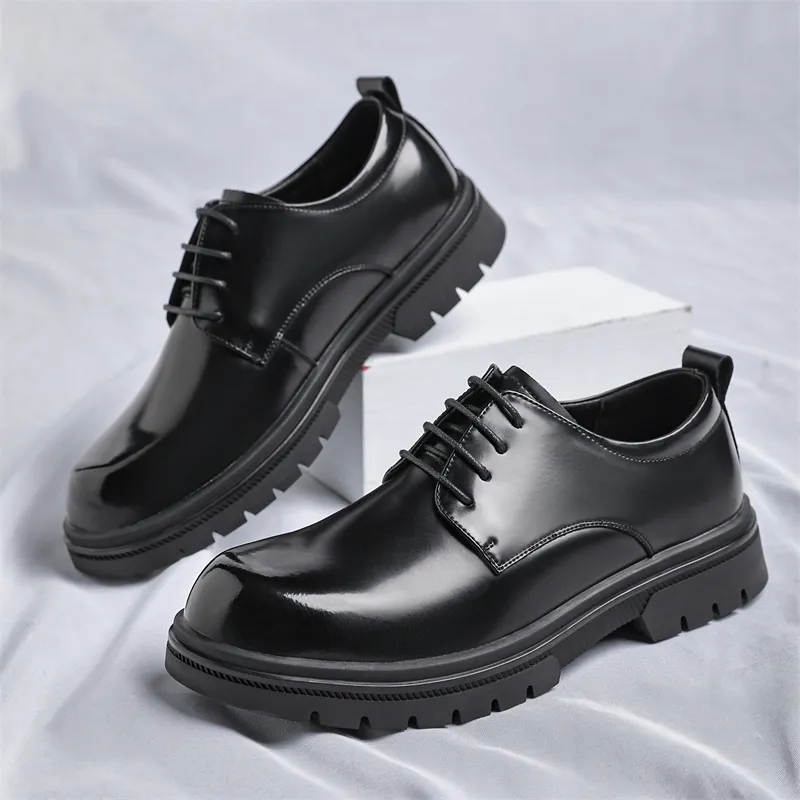 Black Patent Leather Men's Platform Oxfords Slip-On Formal Dress Shoes  Narrow Width from Dhgate Casual Shoes - price 125.22