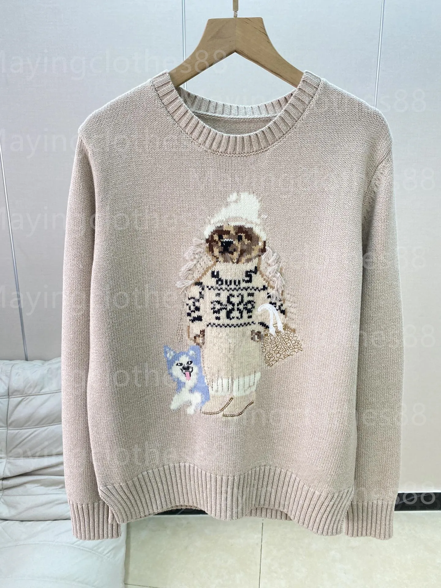 zyshowshop Women s Sweaters 2024 Sweater Winter Soft Basic Women Pullover Cotton Bear Pulls Fashion Knitted Jumper Sueters de Mujer