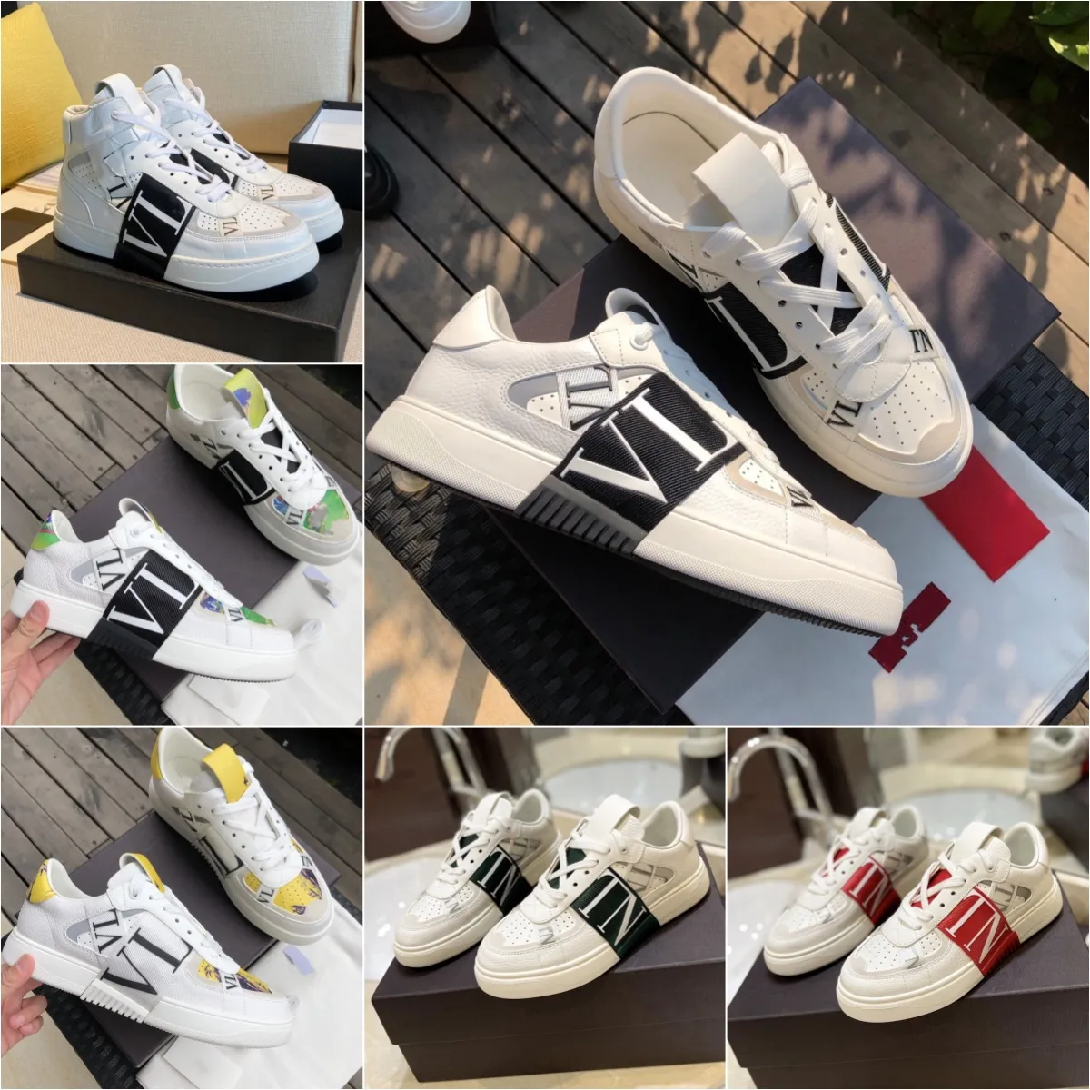 Designer Shoes Luxury Calfskin Sneakers Women Shoes... From 19,94 
