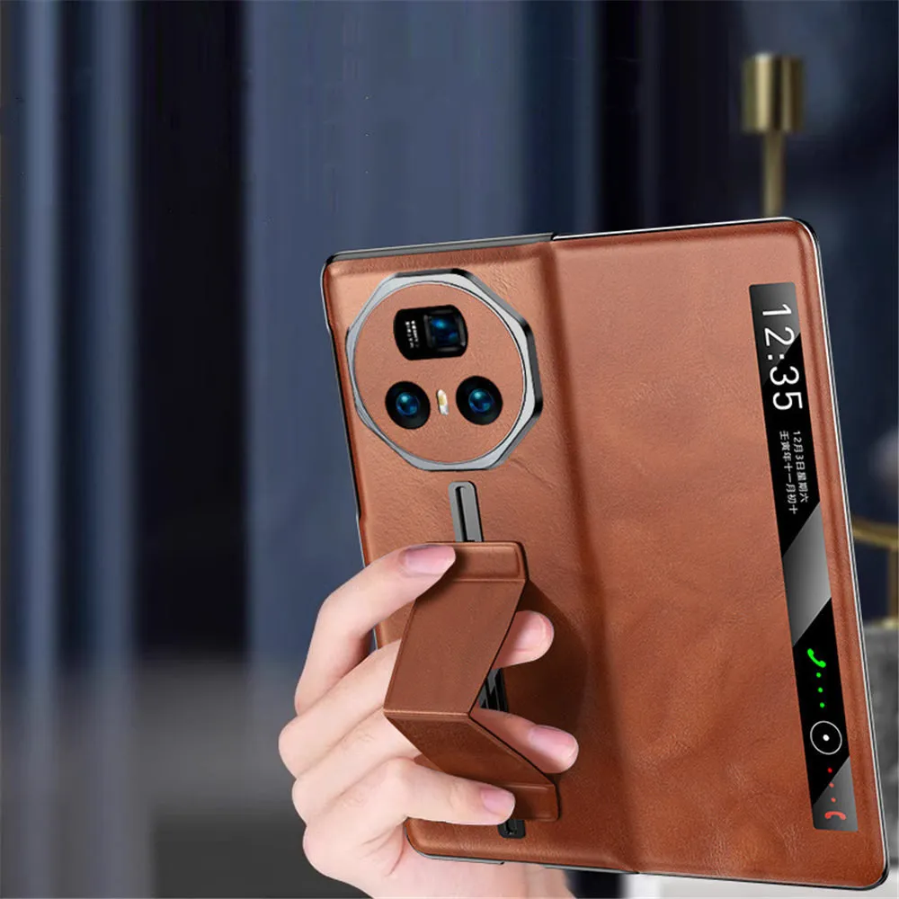 Leather Wallet Flip Cover With Magnetic Closure For Honor X6B - View #7