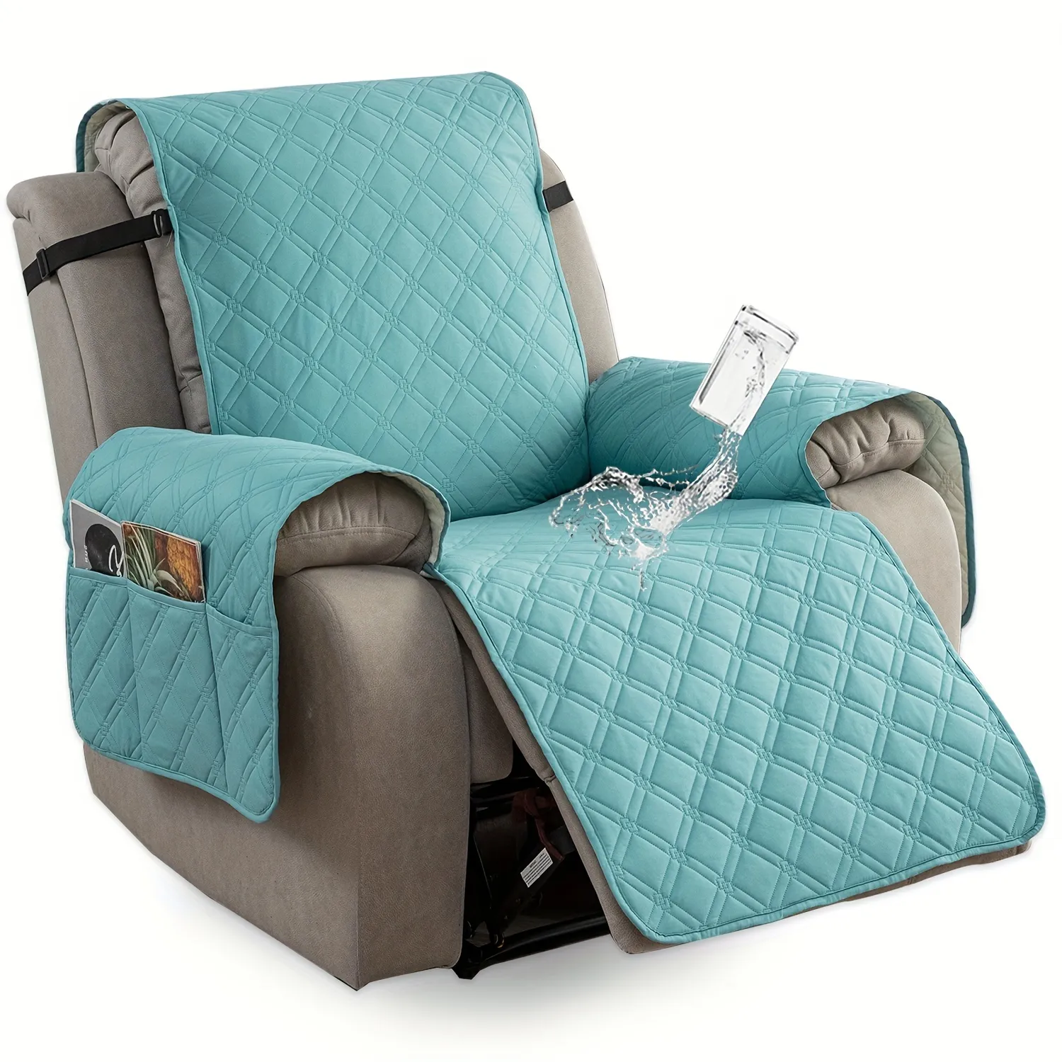 YAORUTY 100% Waterproof Recliner Chair Covers For Reclining
