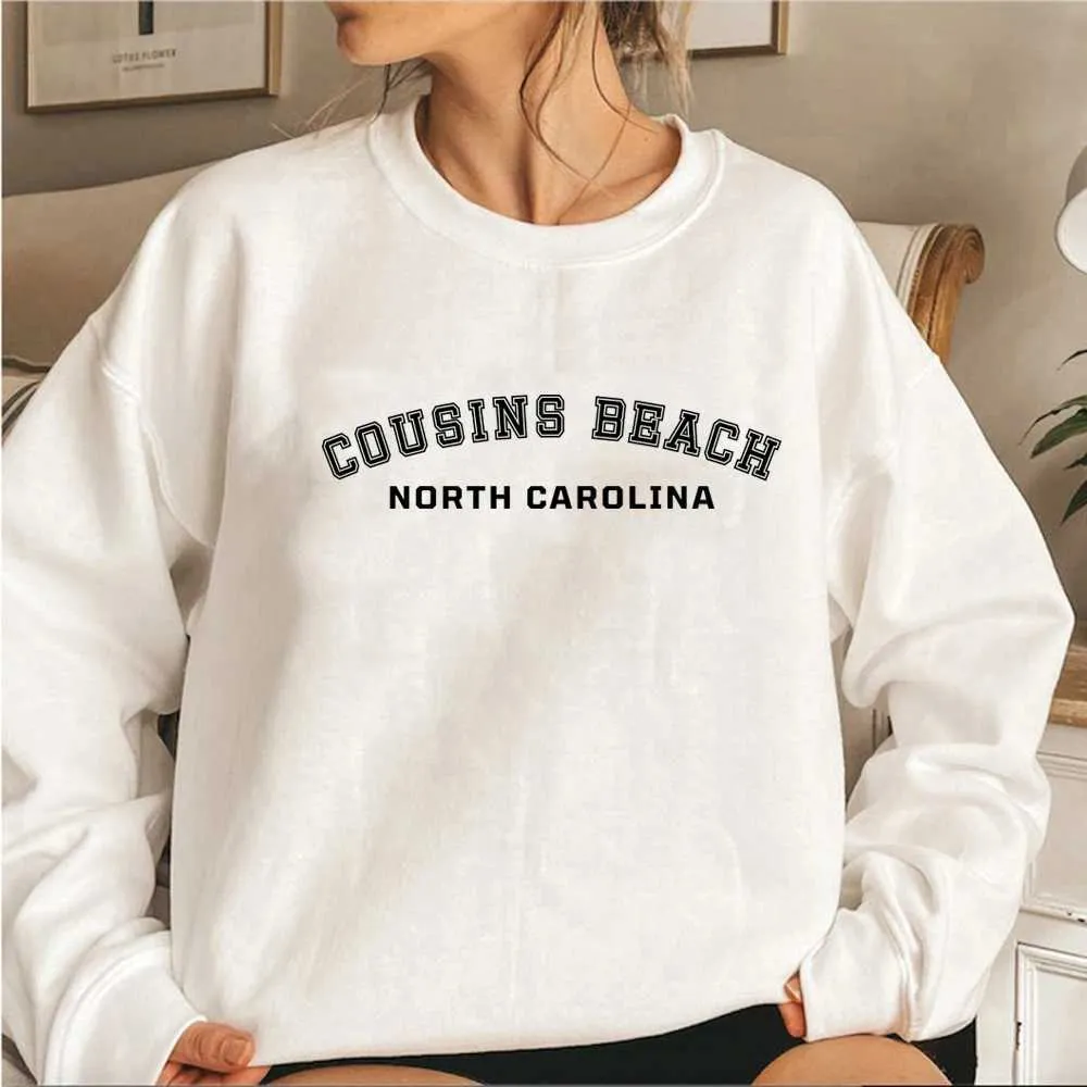 Cousins Beach North Carolina Crewneck Sweatshirt Summer I Turned