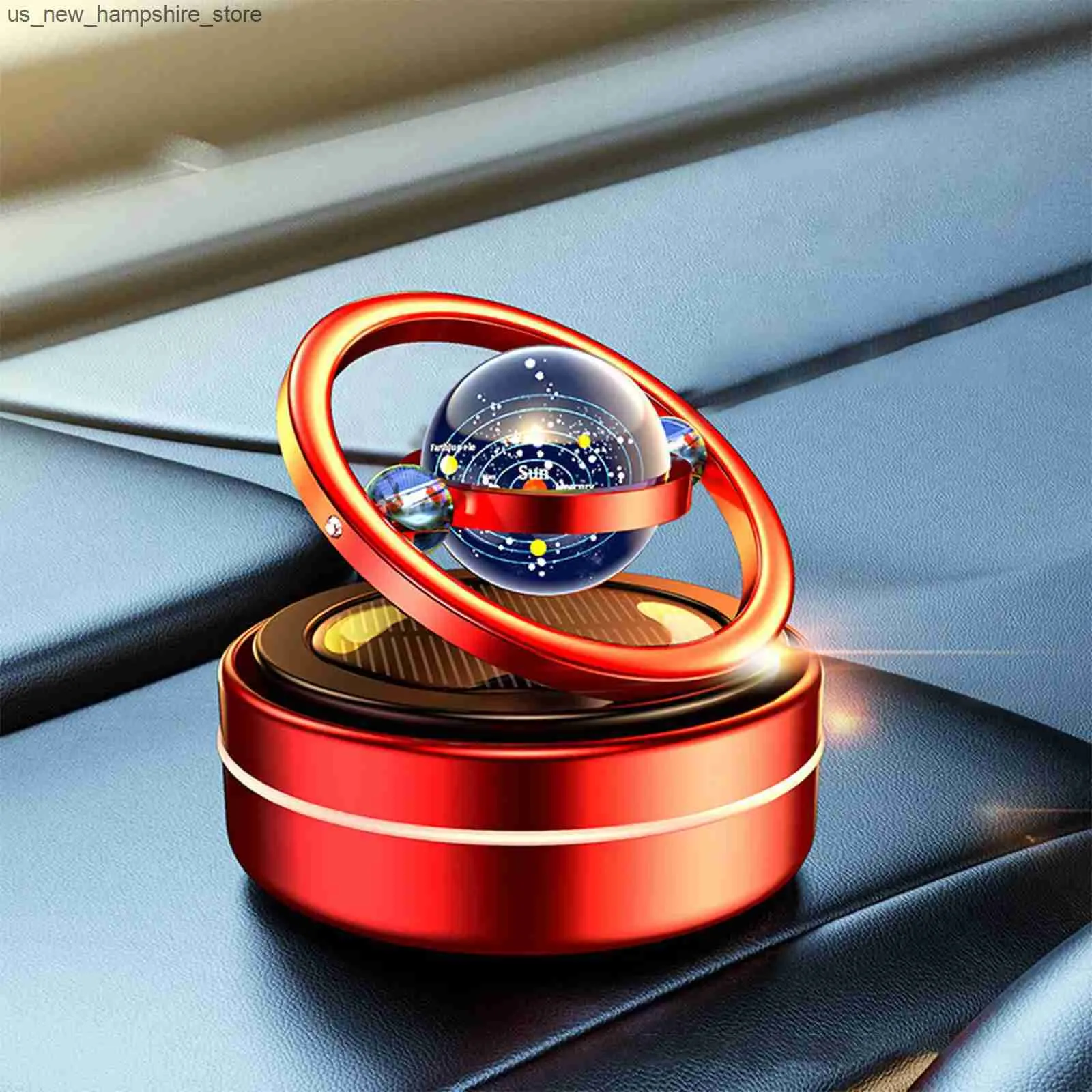 Car Air Freshener Portable Kinetic Molecular Heater Double Ring Auto ...