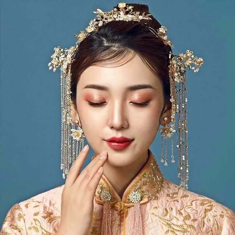 Hanfu Hair Crown Ancient Style Headwear Jewelry Ancient  display picture 1