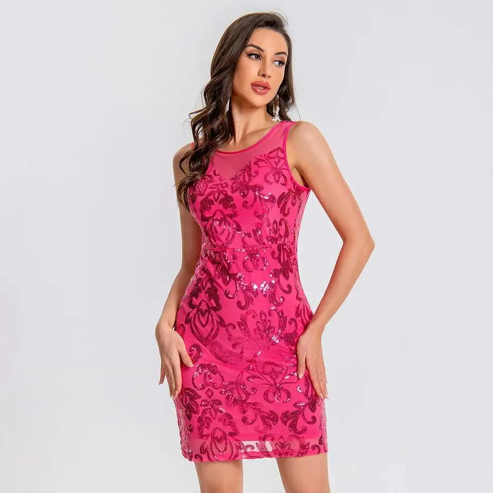 W240913 Womens Sequin Mini Dress Casual Retro Style For Summer Street,  Party, Club, And Stage From Katcho, $11.91 In Bulk | DHgate.Com