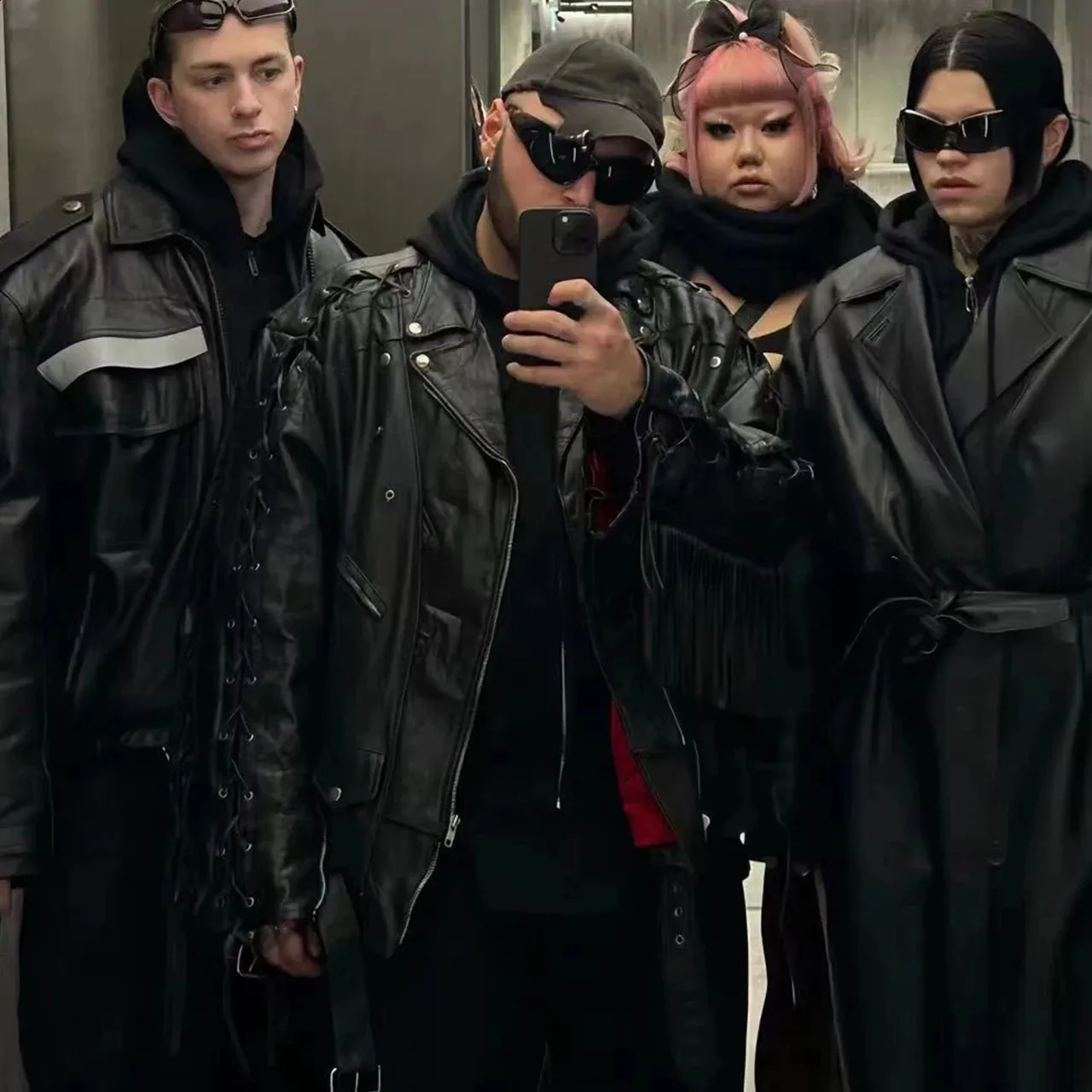 KENZO】 by NIGO Leather Puffer Jacket KENZO】 by NIGO Leather Puffer Jacket
