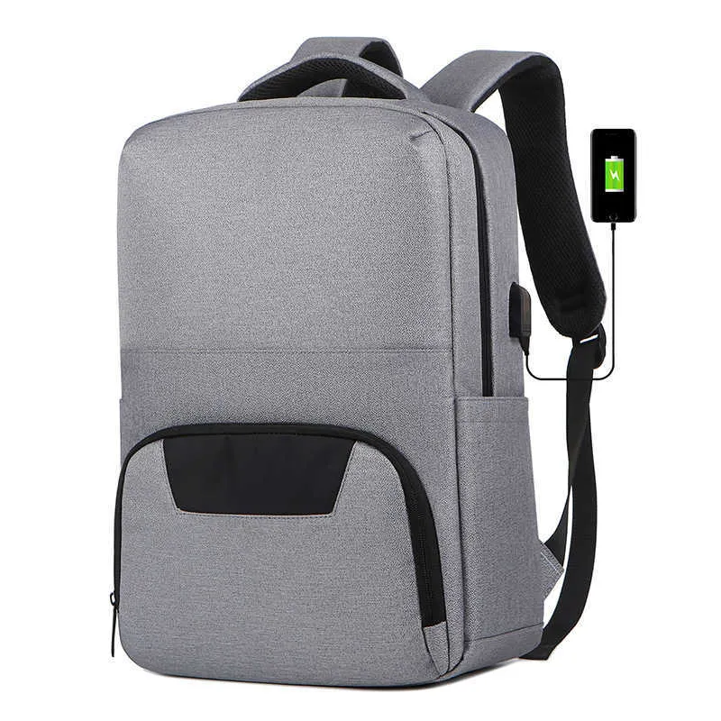 Business Bag Casual Backpack, Mens Laptop Bag, USB Travel Backpack