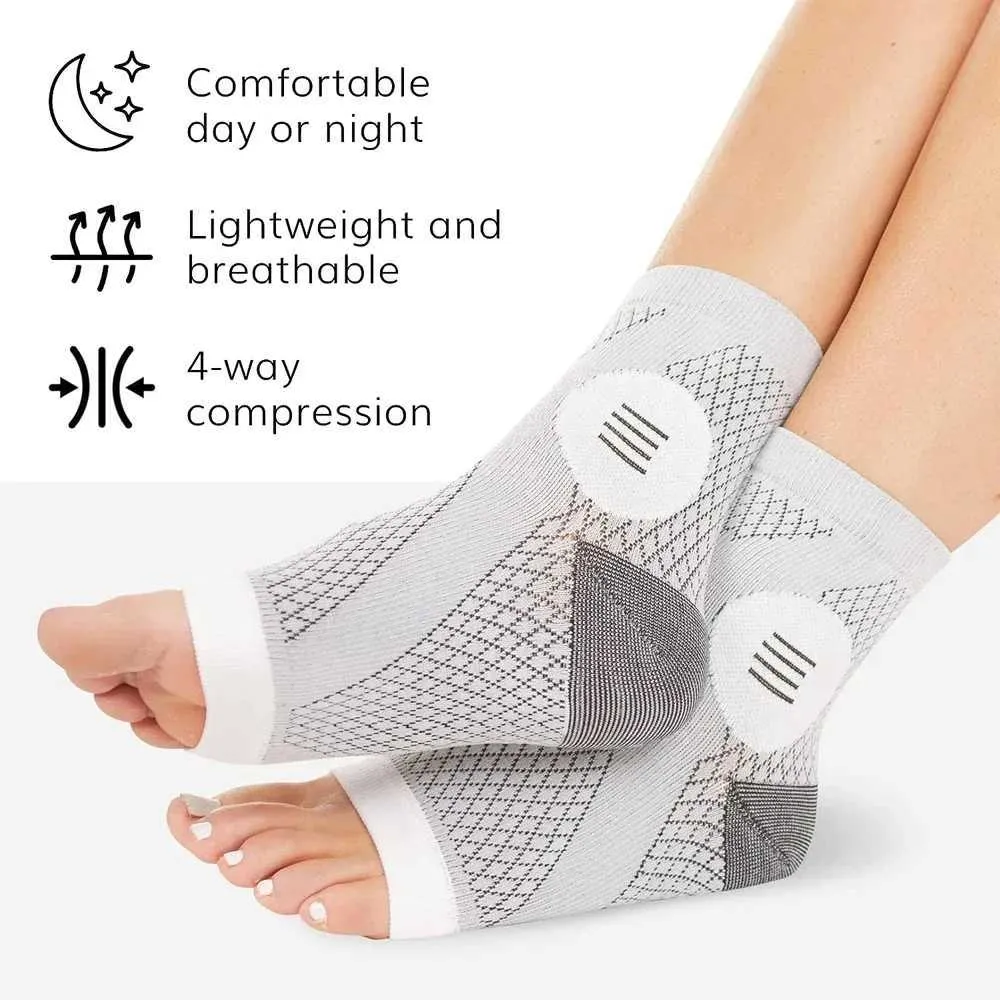 Neuropathy Socks Compression Diabetic Toeless Foot Sleeves for