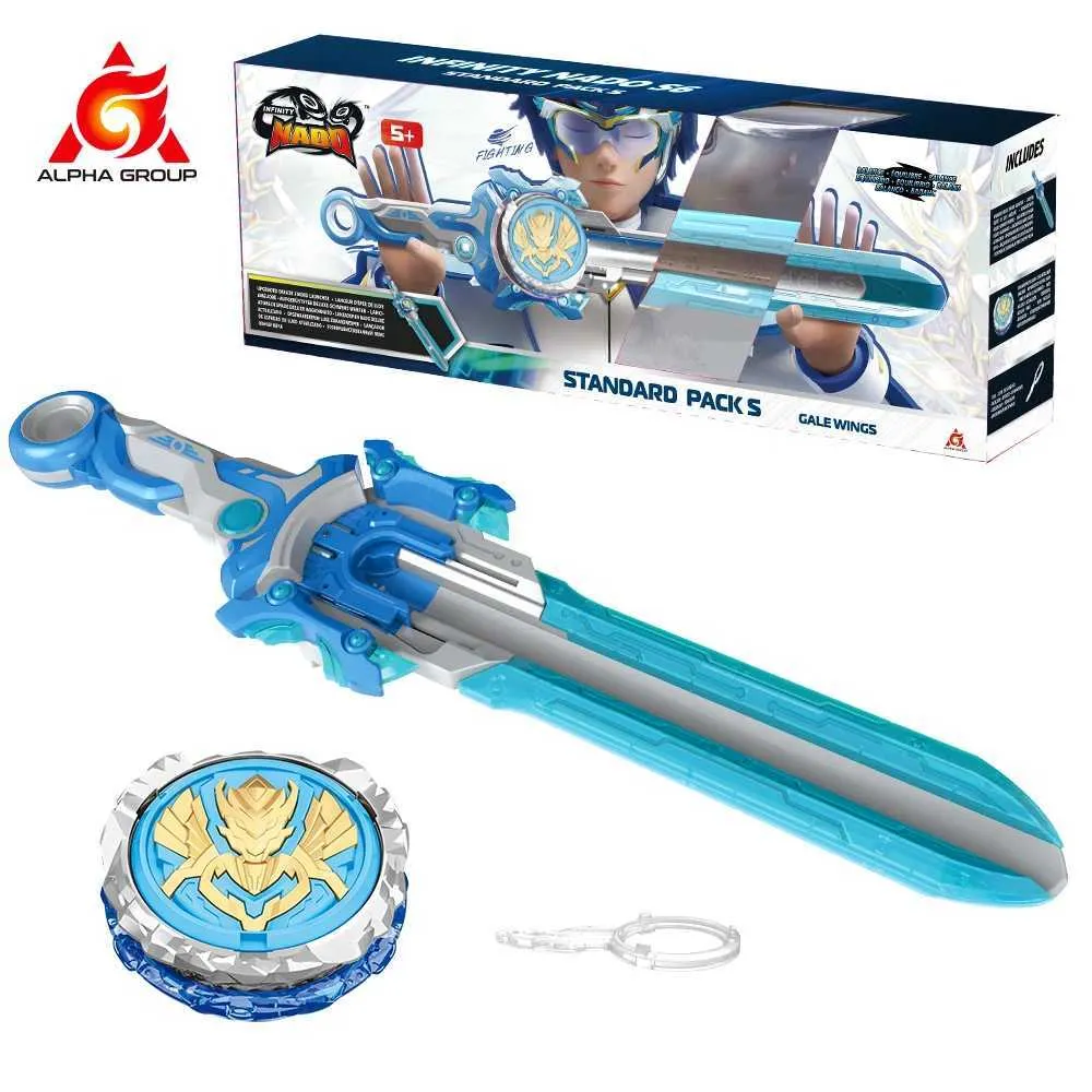 Metal Fusion Pegasus Style Spinning Top Set: 4-in-1 Launcher