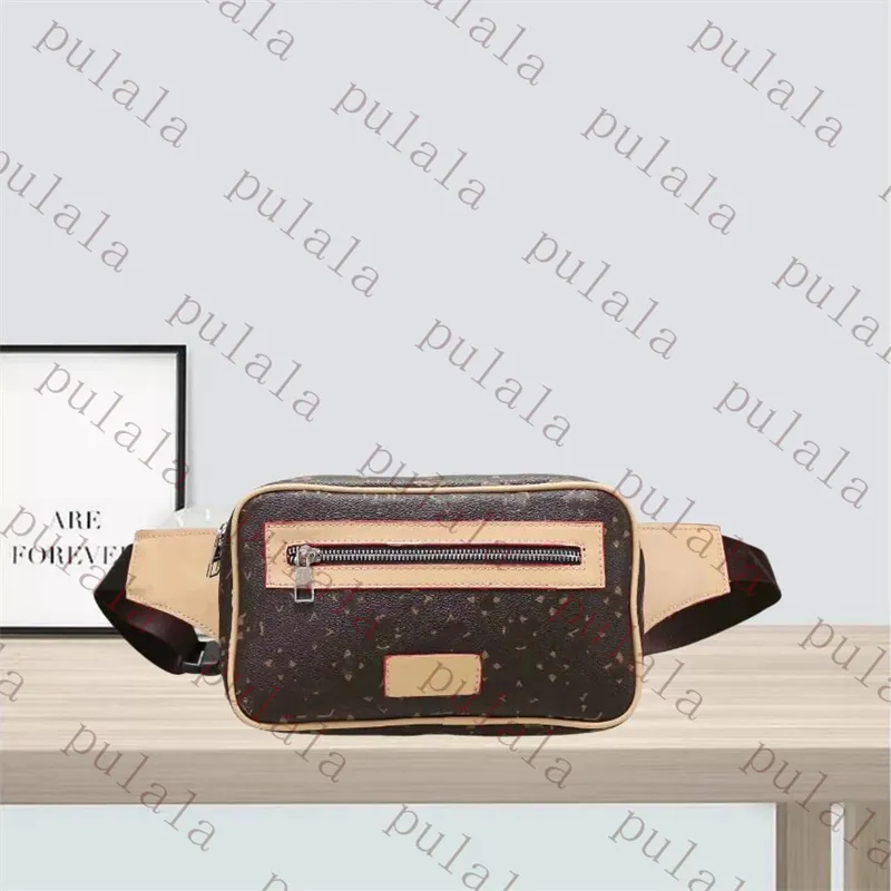 2024 Designer PU Leather Waist Bag for Men Women Sport Runner Fanny Pack Belly Waist Bum Bag Fitness Running Belt Jogging Pouch Back Grid Waist Bag