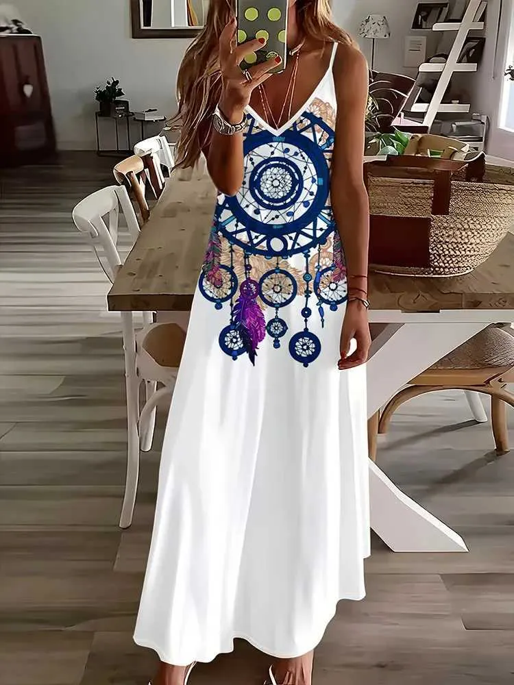 casual hawaiian dress for women Hawaiian Floral Printed Beach Dresses for Women