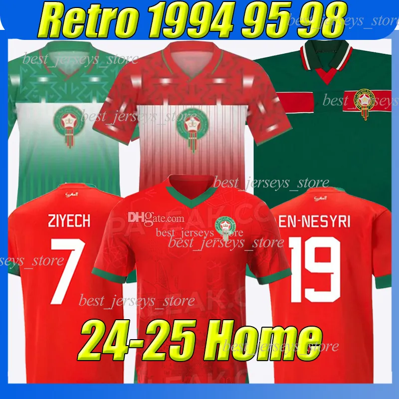 4xl 2024 2025 Hakimi Ziyech En Nesyri Maillot de Foot Harit Saiss Idrissi Boufal