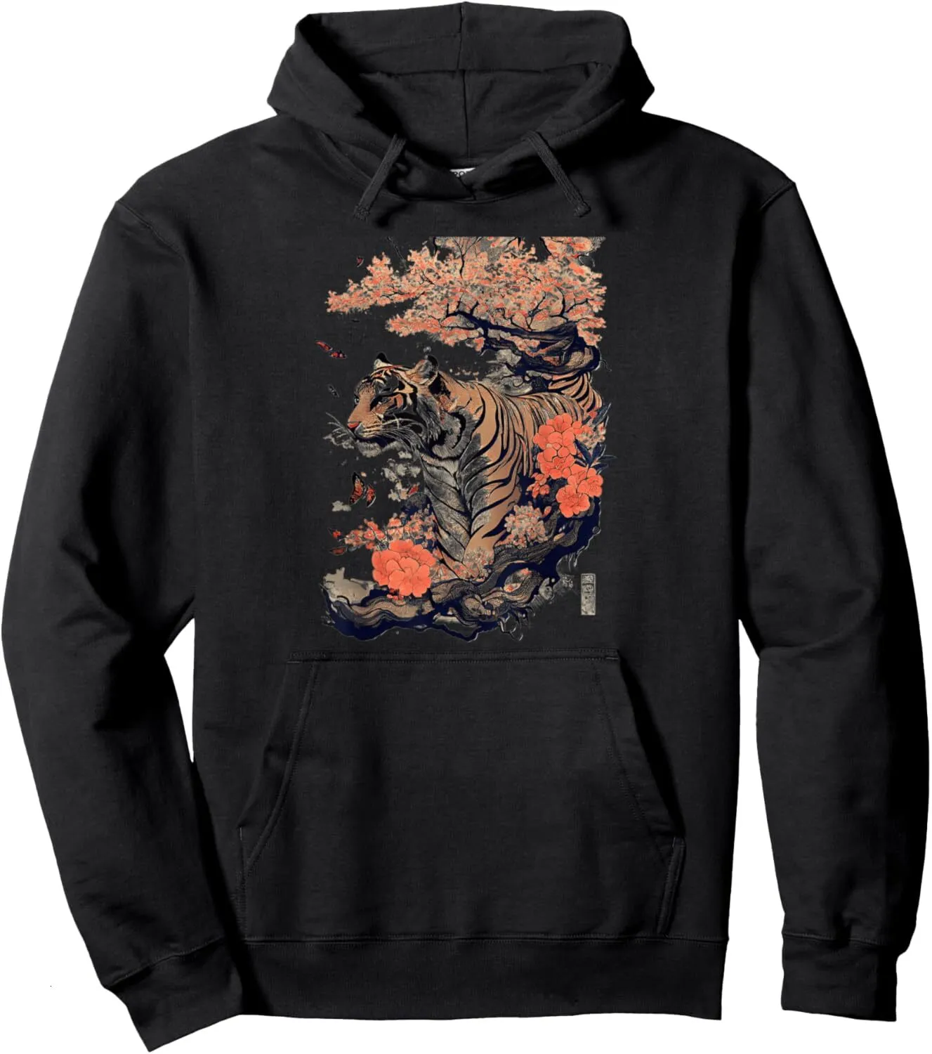 Save Big on Bulk Tiger Hoodie Tiger Hoodie: Japanese Art Pullover  Traditional Cherry Blossom Graphic Hoodie For Men Women Best Deals on  DHgate